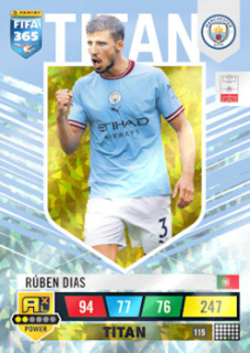 Ruben Dias Manchester City 2023 FIFA 365 Titan #115